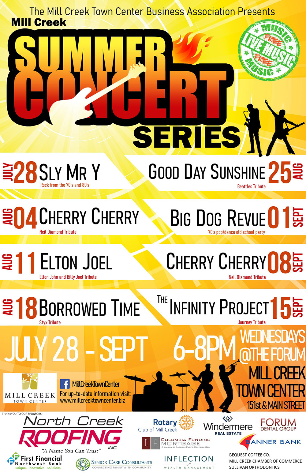 Mill Creek Town Center Summer Concert Series